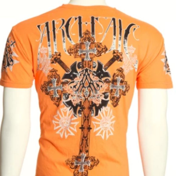 LOT OF 5 DIFFERENT ARCHAIC BY AFFLICTION T-SHIRTS - Picture 4 of 8